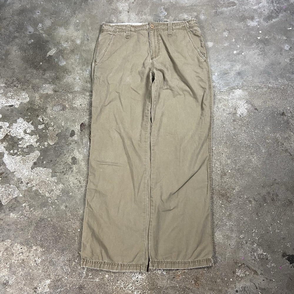 Vintage Y2K BKE Canvas Pants Size 36L Beige Straight Fit Outdoor Work Wear
